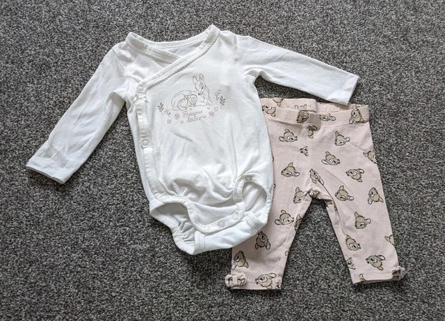 Baby Girls Clothes H&M 0-3 Months Disney Bambi Set 🩷