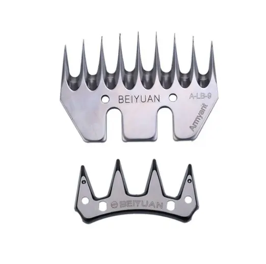 Sheep Shears Straight 9T Tooth Comb Sheep Clippers Blades Stainless Steel