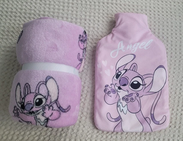 Set Regalo Disney Lilo E Punti Angelo Lancio E Acqua Calda Cristallo Bottiglia