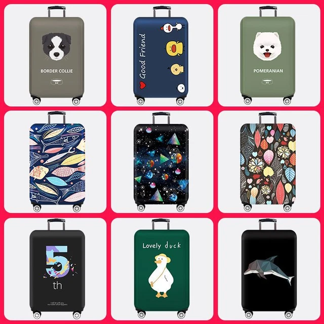 Polyester Spandex Luggage Cover-protective Travel Accessories For Unisex