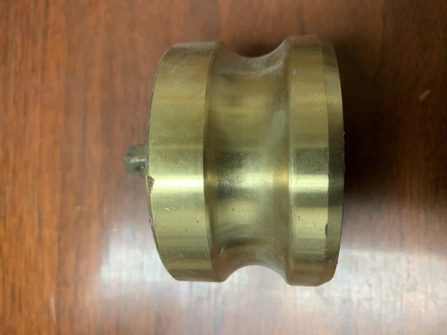 brass camlock DUST PLUG, 2.5"