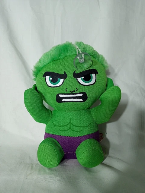 MARVEL SUPER HERO Hulk suction cup window plush stuffed toy free