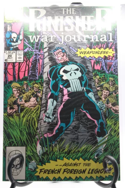 Punisher War Journal #20 (1988 Series) Direct Vol. 1 Marvel Comic Book July 1990