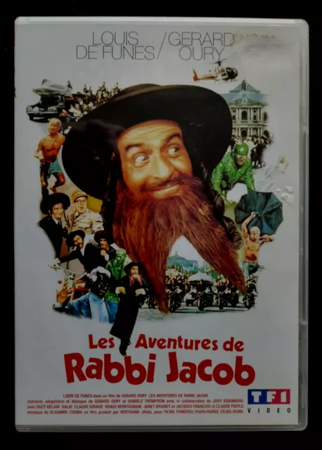 dvd " LOUIS  DE  FUNES "  LES  AVENTURES  DE RABBI  JACOB " film  de Gérard OURY