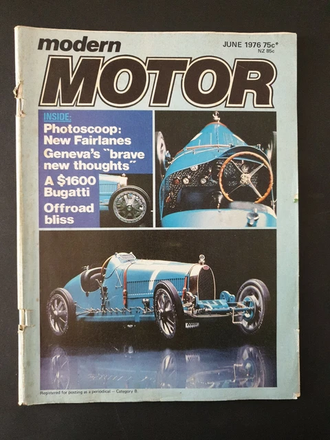 MODERN MOTOR - Vintage Australian Car Magazine Vol.23 No.1 June 1976 ...