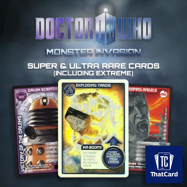ultra rare doctor who cards Battles in Time: Obliterator 2026 Limited Edition Sealed Bo ultra rare doctor who cards