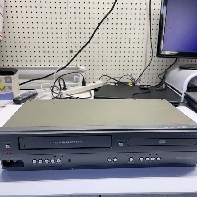 MAGNAVOX DV225MG9 DVD Player & HiFi VHS Recorder VCR Combo w/Remote