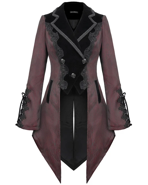 Steampunk Jacke Damen - Mittelalter Gothic Coat Für Renaissance Festivals & Halloween Kostüme