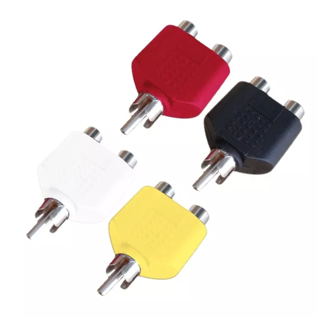 Simplify Audio Conversion with our RCA Male to 2RCA Female Adapter Kit