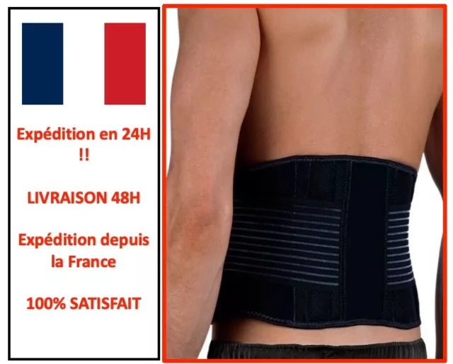 Ceinture Dorsale Ajustable OproTec Tec5752 - Pour Douleur De Dos - Néoprène S/M