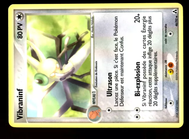 Pokemon Ex Crea Legendes Unco N°  46/92 Vibraninf