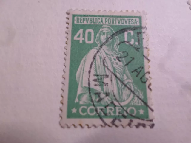 Portugal 1924, Briefmarke Klassisch 376 Ceres, Entwertet, VF Verwendet