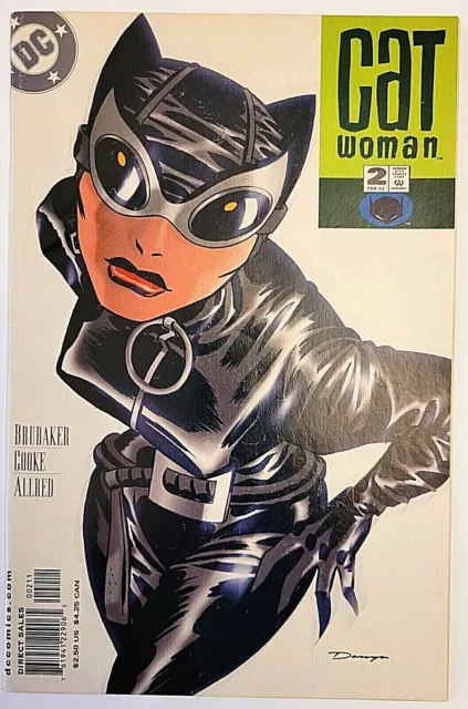CATWOMAN #2  Vol. 3 (Feb 2002)  Classic Darwyn Cooke Catwoman Cover!!