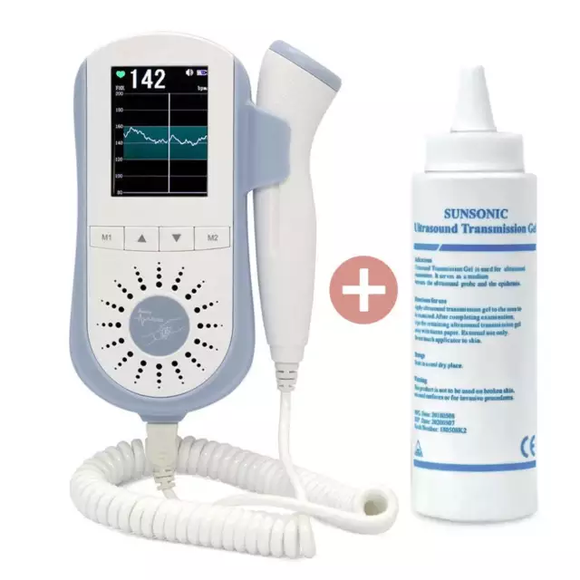 Babyheart Premium Fetal Doppler Portable Ultrasound Heart Beat Monitor