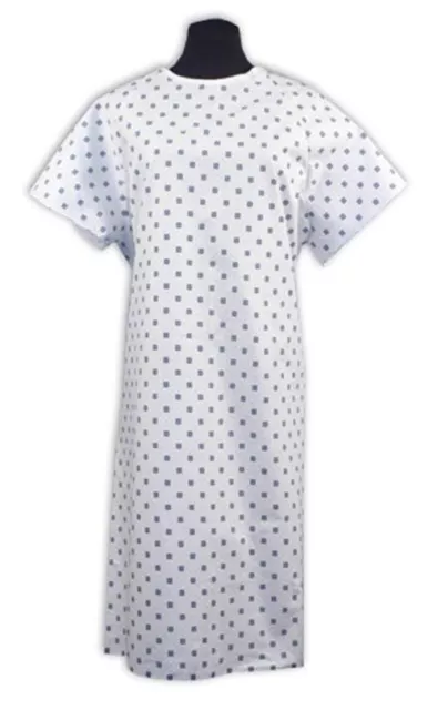 Demure Print Hospital Gown - Pack of 4
