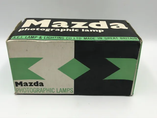 Lámpara fotográfica vintage Mazda RF/3 240V-375W E.S. Lámpara e iluminación E27/27 A E I