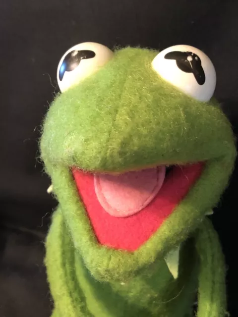 Vintage Fisher Price Kermit the Frog 850 Plush 18 Inch Jim Henson Muppet Doll