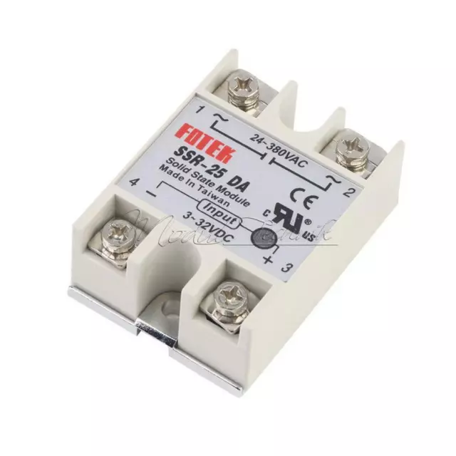 SSR-25DA SSR-40DA SSR-60DA 25A/40A/60A 250V Solid State Relay Alloy Heat Sink