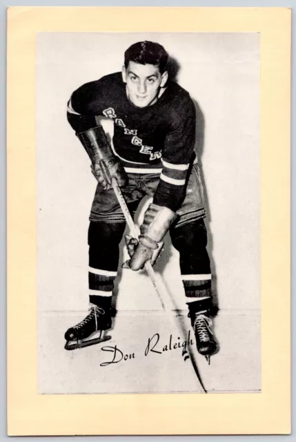 Don Raleigh 1948-64 Beehive Corn Syrup Group 2 New York Rangers Hockey Photo