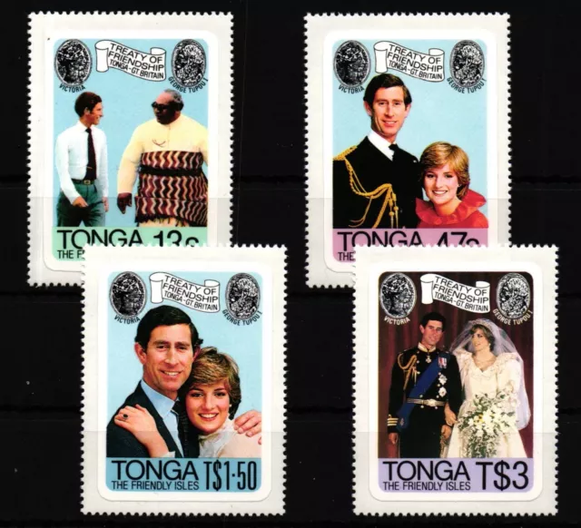 Tonga 786-789 sin usar #GF057