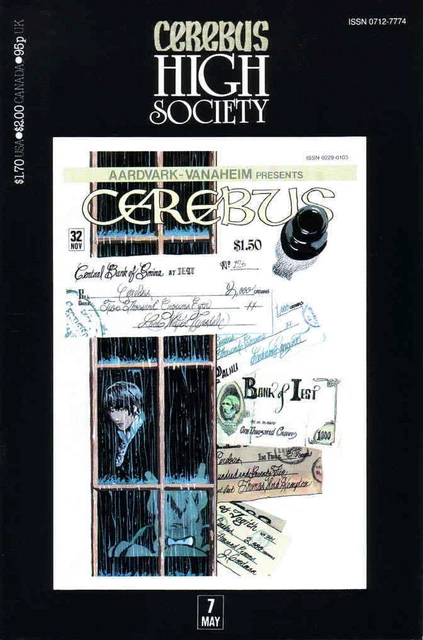 Cerebus High Society #7 FN; Aardvark-Vanaheim | 32 Dave Sim - we combine shippin