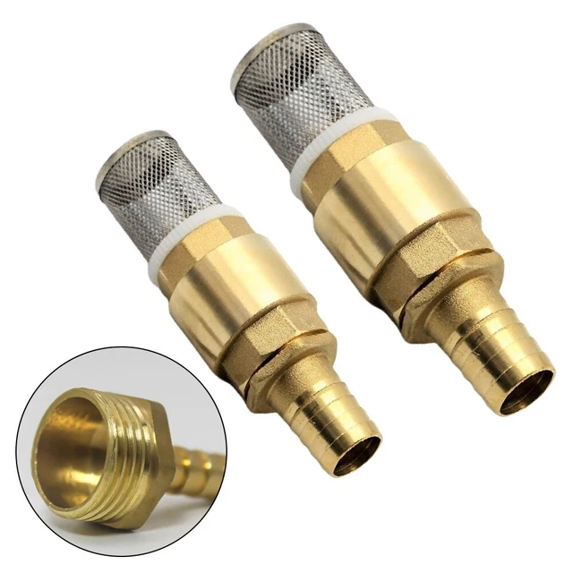 Vanne De Pied Avec Filtre/crépine Métallique Pour Tuyau 25mm (1") - Pour Pompe à Gasoil, Aspiration
