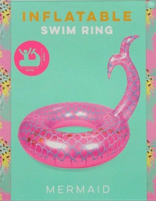 GIANT MERMAID INFLATABLE Pool Holiday Beach Swimming Ring Floats
