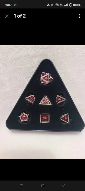 ARBYS NORSE DUNGEONS & Dragons Dnd Metal Dice Set Limited Edition $206. ...
