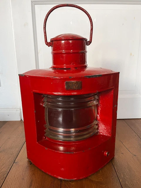 Original Vintage Schiffslampe Bootsleuchte Positionslampe Industrial Deko RAR