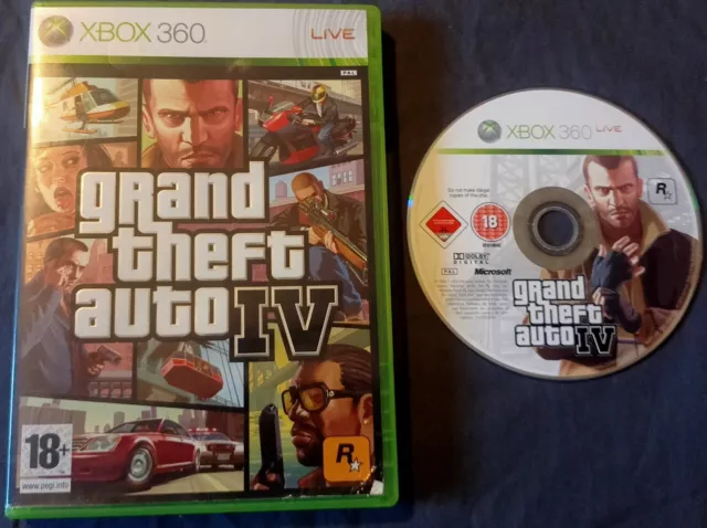 (X360-2) XBOX 360 Grand Theft Auto IV PAL FR