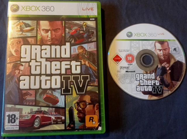 (X360-2) XBOX 360 Grand Theft Auto IV PAL FR