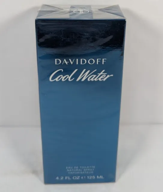 Davidoff Cool Water Eau De Toilette Natural Spray For Men 4.2 fl oz Sealed Box