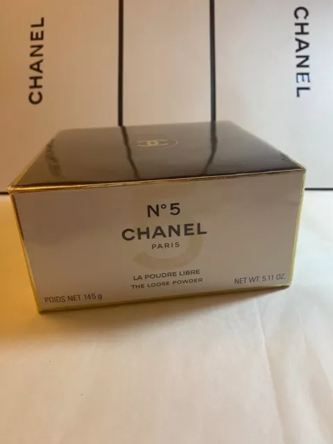 VINTAGE CHANEL NO. 5 Deluxe Luxury Bath Powder 2 oz 57g New Sealed Never  Used $110.00 - PicClick