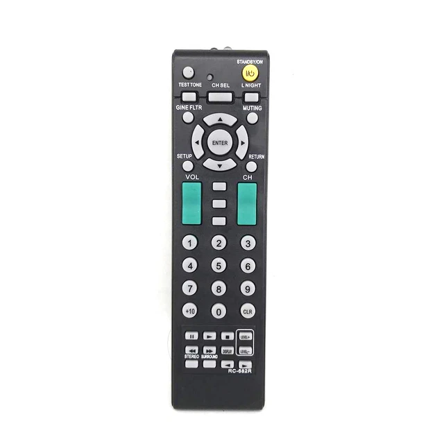 Télécommande De Remplacement RC865M Pour Onkyo TX-NR525 - Compatible Avec Les Récepteurs AV Onkyo - Neuf - Générique