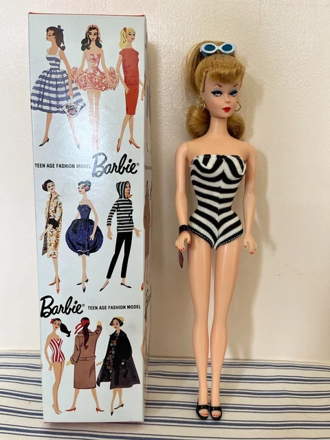 Barbie 35th Anniversary 1993 Reproduction of 1959 Doll Barbie 35th Anniversary 1993 Reproduction of 1959 Doll