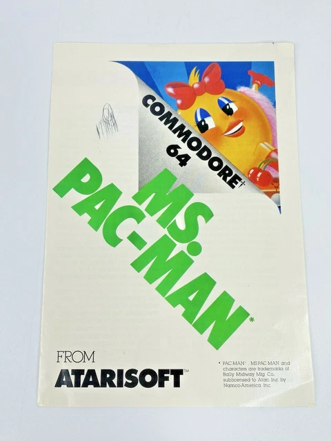 Jeu Ms. Pac-Man Sur Commodore 64 - Neuf Sous Blister