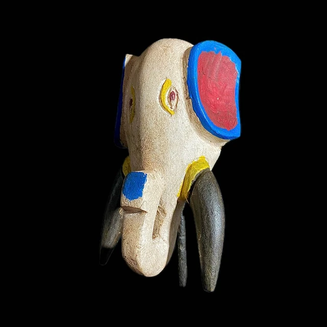 Home décor mask-Elephant From The Babanki Tribe Of Cameroon Guro Tribe Mask-8110