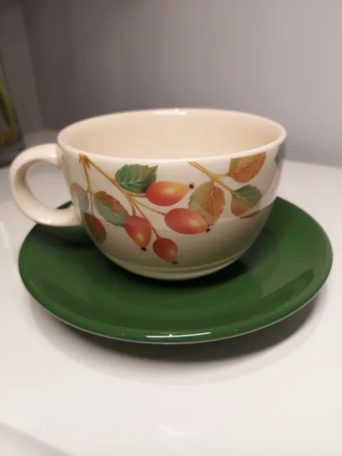 Cloverleaf Country Fruits Cup & Saucer Tea Cuppaccino Earthenware