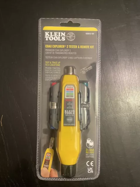 Klein Tools VDV512-101 Coax Explorer 2 with Remote Kit