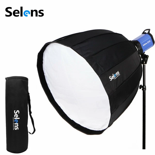 28/36/48"" Selens Hexadecagon Softbox Bowens Mount para Studio Speedlite Flash