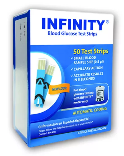 Infinity Glucosa Tiras Reactivas 50 Cada