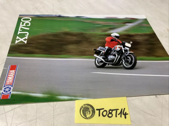 Yamaha XJ750 750 XJ Booklet - Sale Catalogue Leaflet Motorcycle Advertising