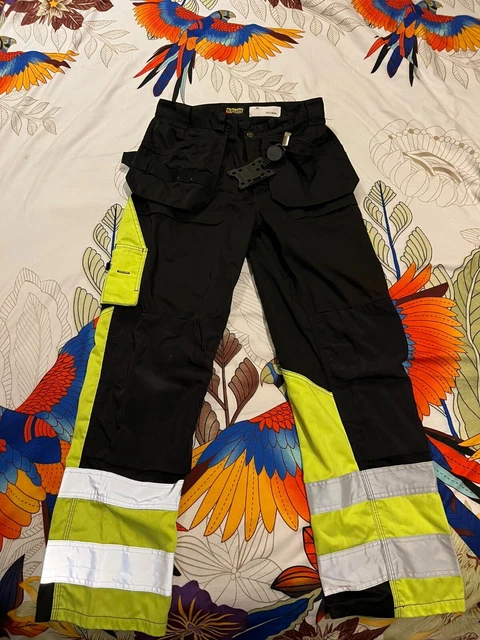 Blaklader 1529 HighVis 370gsm Cotton Twill RipSTOP Canvas Holster  Pants C50