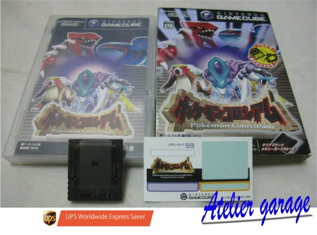 Pokemon Colosseum Gamecube Complet + Carte Mémoire + Poster VF