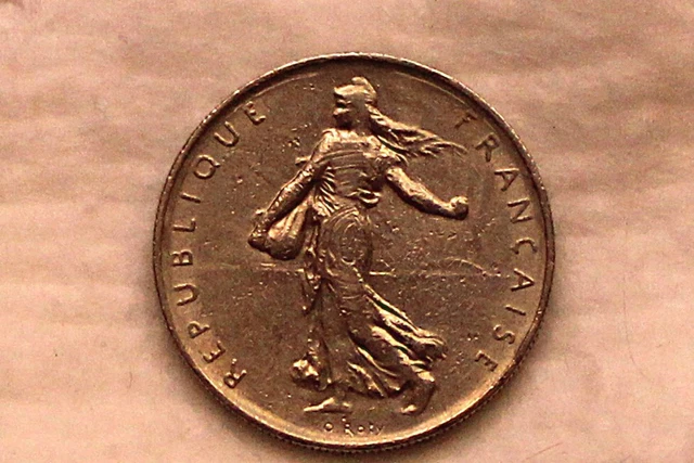 Pièce De 1 Franc Semeuse - 1961, Nickel, État TTB, Rare