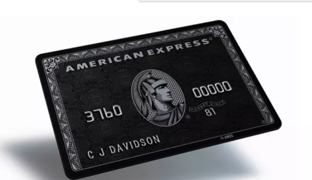Rare American Express Amex Centurion Titaninum Card (Collectible)