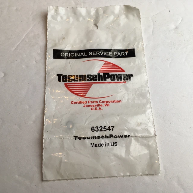 TECUMSEH 632547 MAIN Nozzle Carburetor O Ring Genuine NOS OEM Part Qty