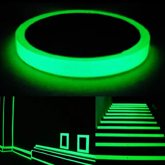 1 M 1 * Fluorescent Bande Auto-adhésif Panneau Phosphorescent Lumineux Stickers