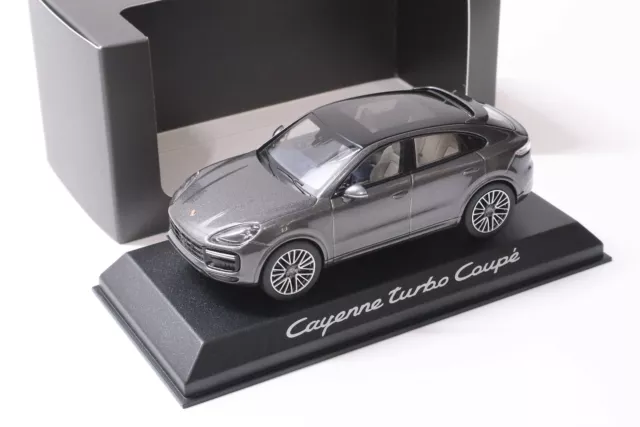 1:43 Norev Porsche Cayenne Turbo Coupe quartzite grey DEALER VERSION SALE%%%