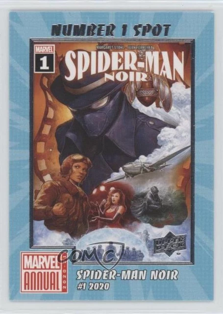 2020-21 Upper Deck Marvel Annual Number 1 Spot Spider-Man Noir #1 #N1S-13 09o4
